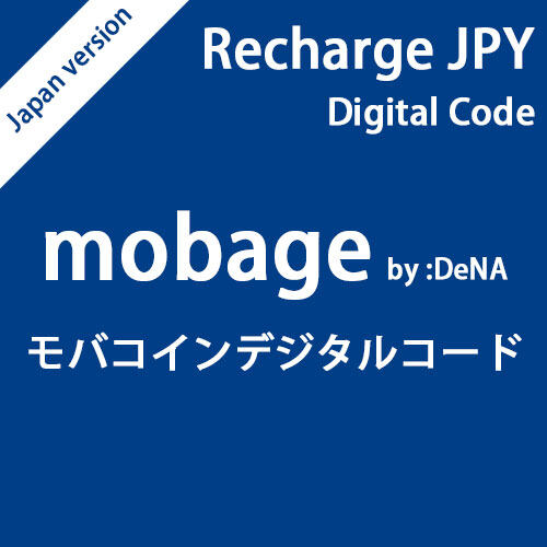 【Japan】Mobage Mobacoin Prepaid Card / Reload / Recharge / Top up Digital Code - ONLINE DELIVERY