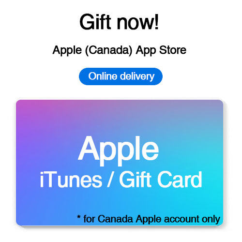【Canada】Apple App Store (iTunes) Digital Gift Card - Online Delivery