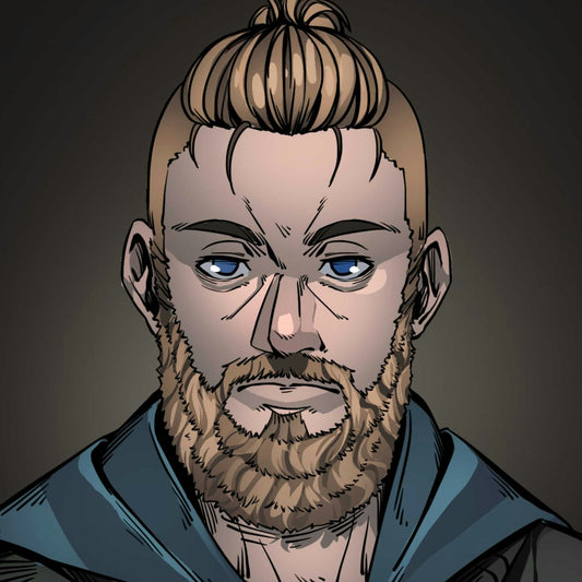 a person with a beard