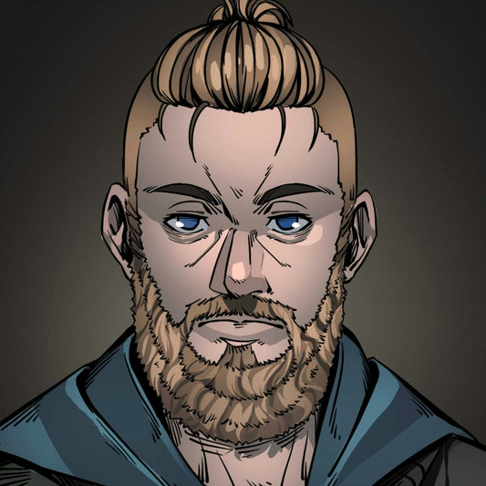 a person with a beard