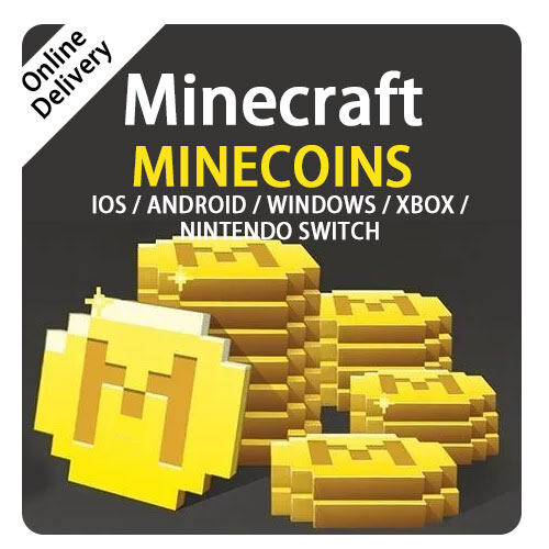 [MINECRAFT] MINECOINS Reload/Recharge/Top up Redeem Code - Online delivery