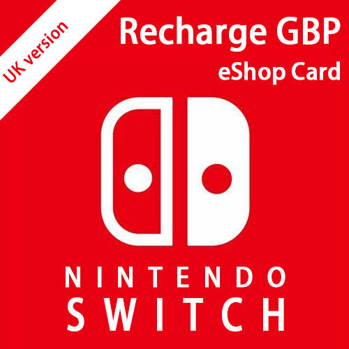 【UK】NINTENDO SWITCH eShop Gift / Prepaid Card / Reload / Recharge / Top up - ONLINE DELIVERY